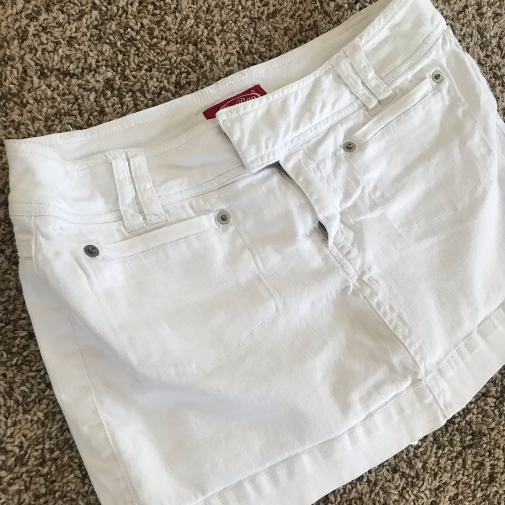Women’s small white Be Bop shorts.